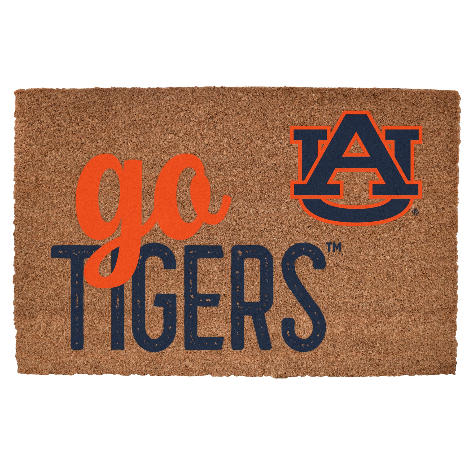 Auburn Tigers 20" x 30" Go Team Coir Door Mat