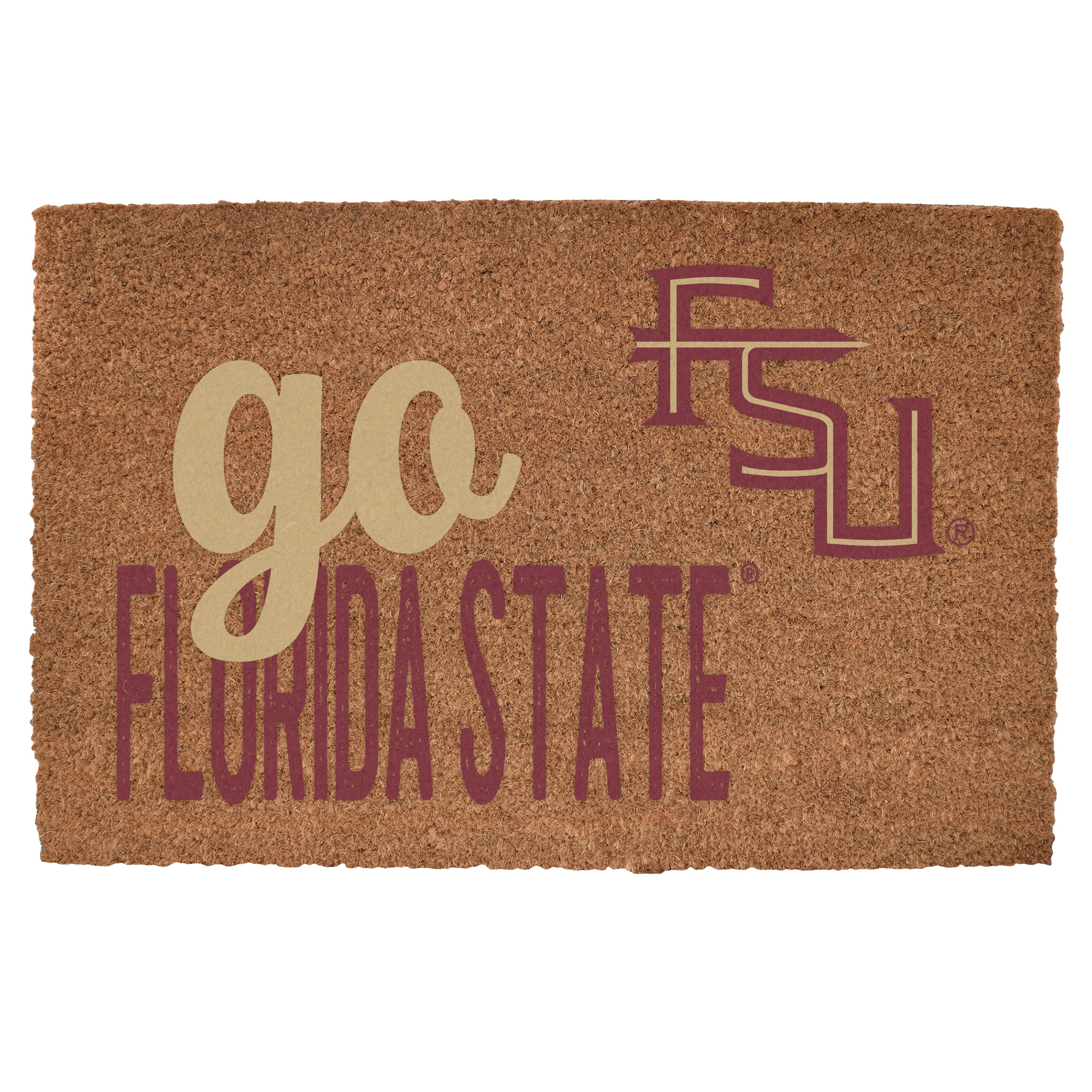 Florida State Seminoles 20" x 30" Go Team Coir Door Mat