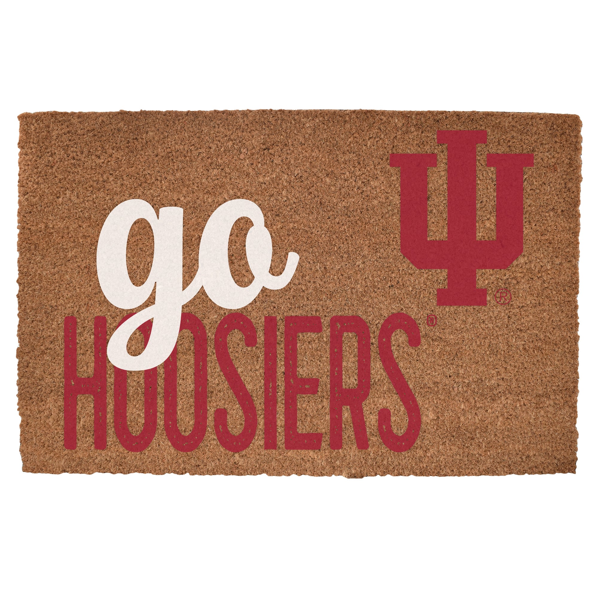 Indiana Hoosiers 20" x 30" Go Team Coir Door Mat