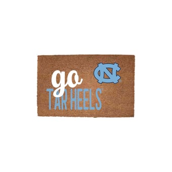 North Carolina Tar Heels 20" x 30" Go Team Coir Door Mat