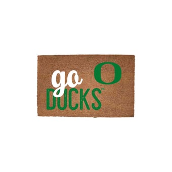 Oregon Ducks 20" x 30" Go Team Coir Door Mat