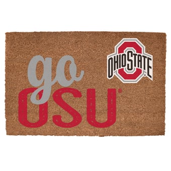 Ohio State Buckeyes 20" x 30" Go Team Coir Door Mat