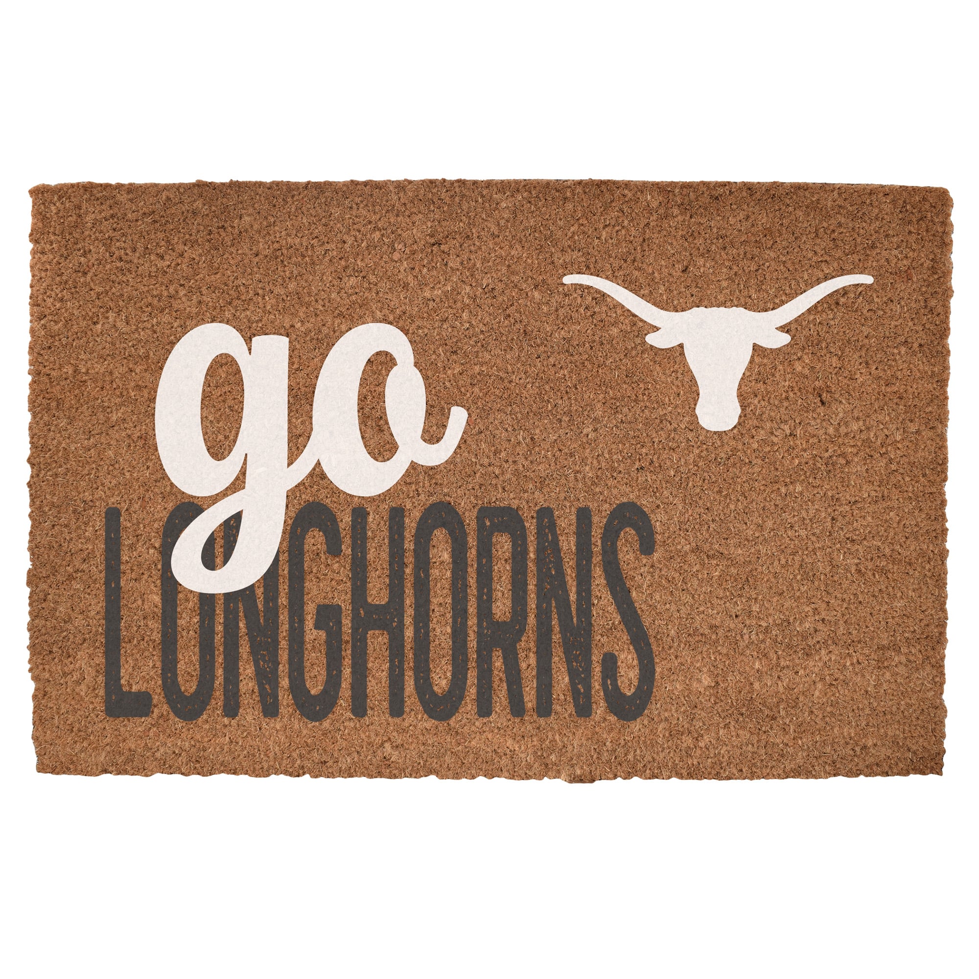 Texas Longhorns 20" x 30" Go Team Coir Door Mat