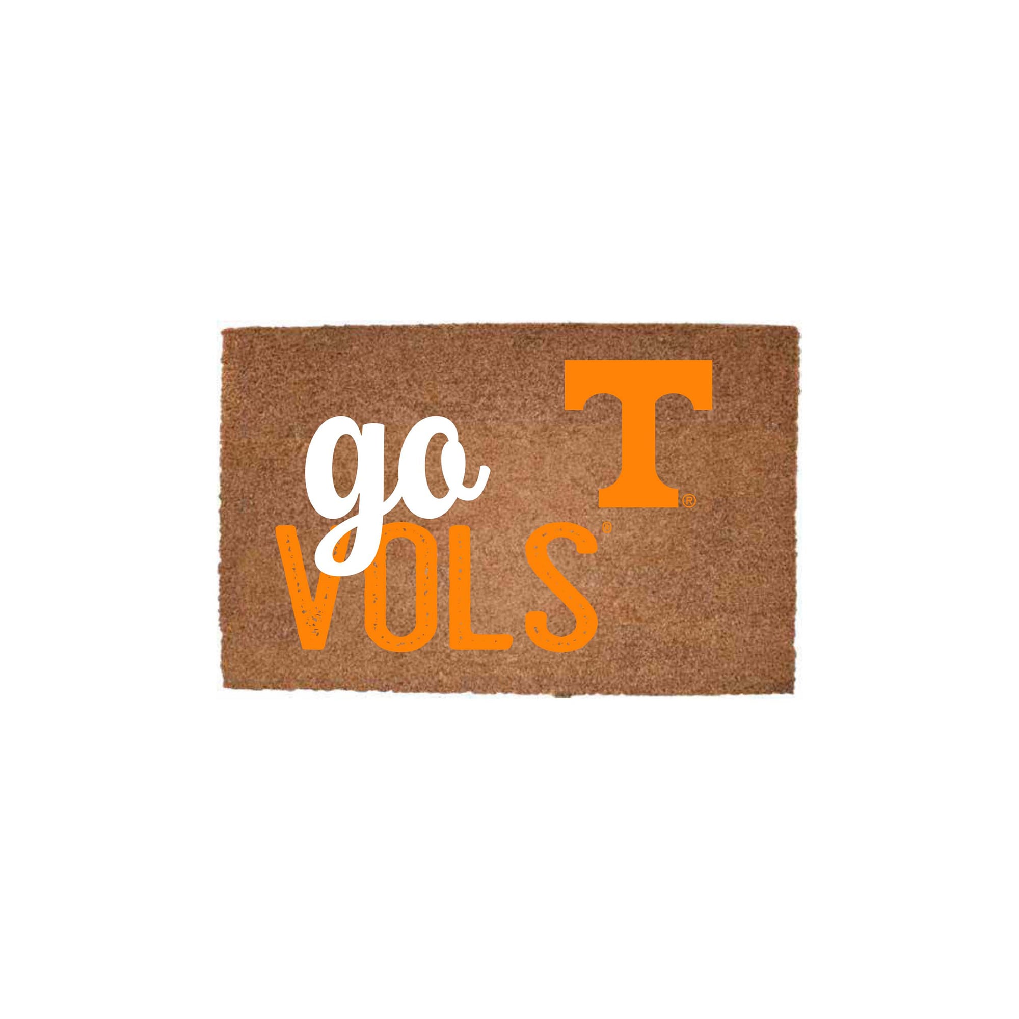 Tennessee Volunteers 20" x 30" Go Team Coir Door Mat