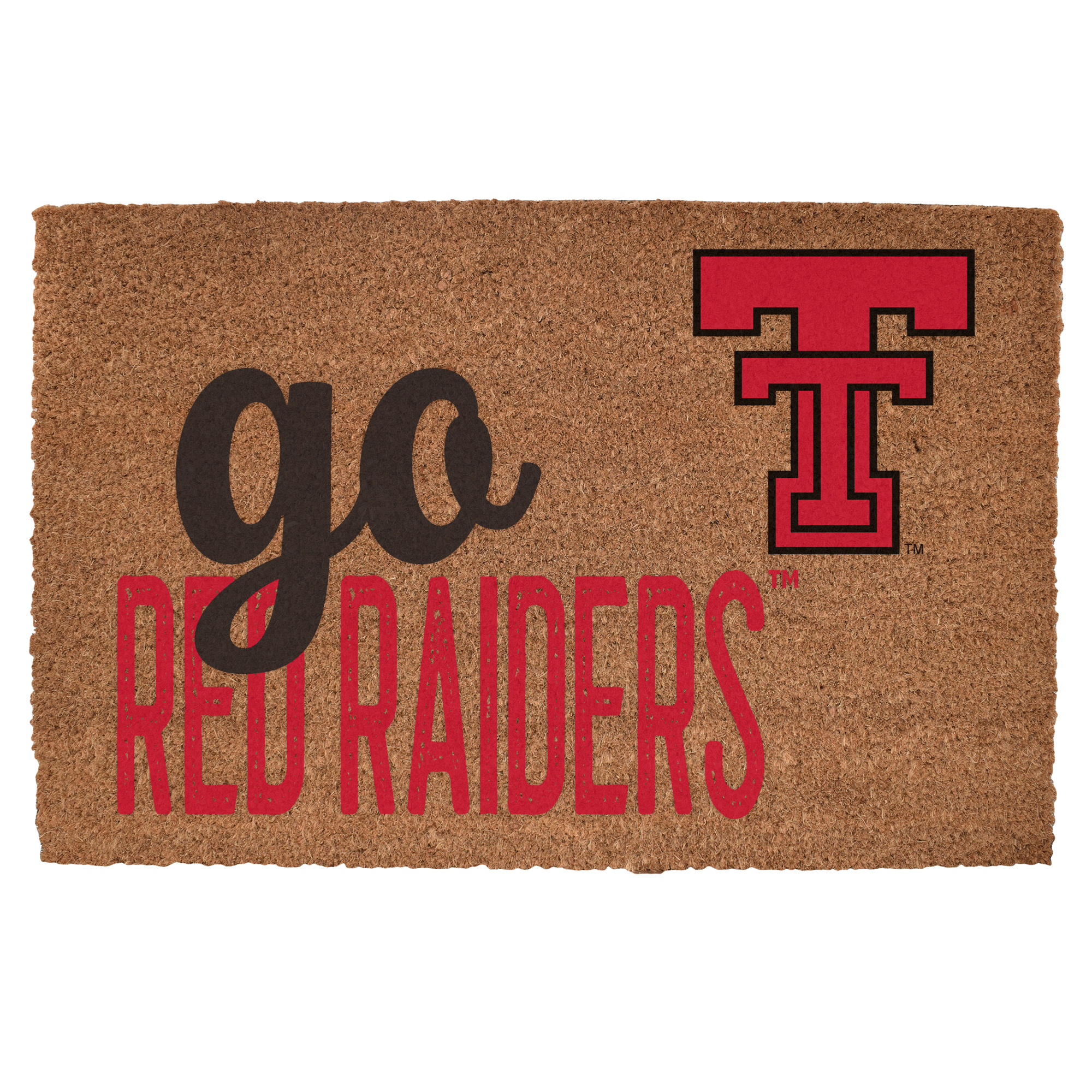 Texas Tech Red Raiders 20" x 30" Go Team Coir Door Mat