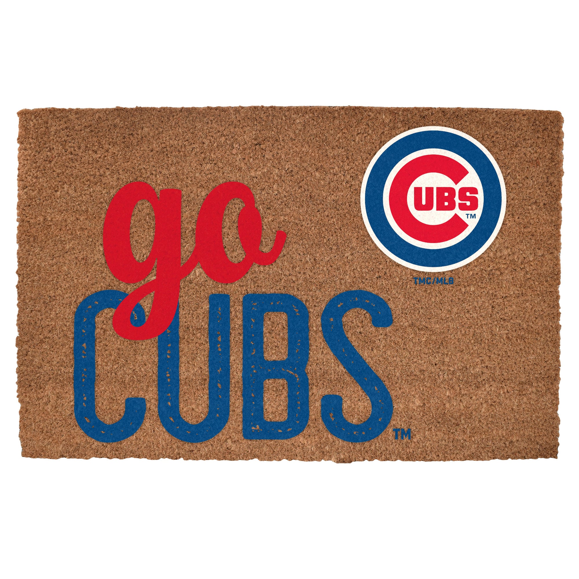 Chicago Cubs 20" x 30" Go Team Coir Door Mat