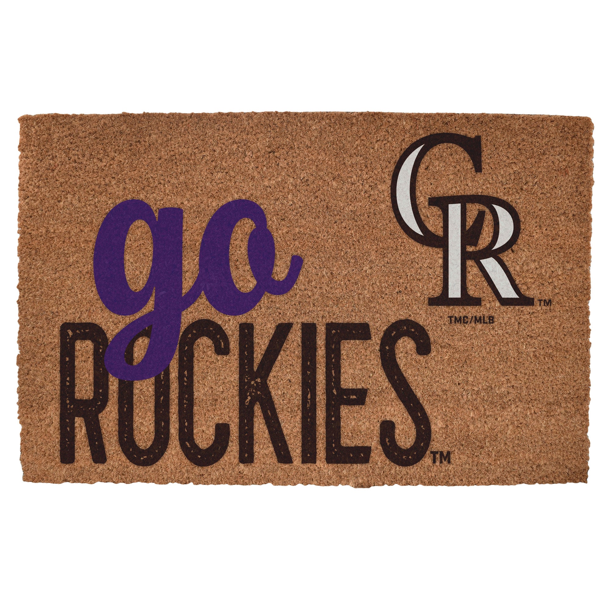 Colorado Rockies 20" x 30" Go Team Coir Door Mat