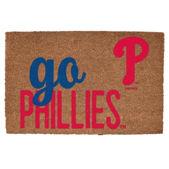 Philadelphia Phillies 20" x 30" Go Team Coir Door Mat