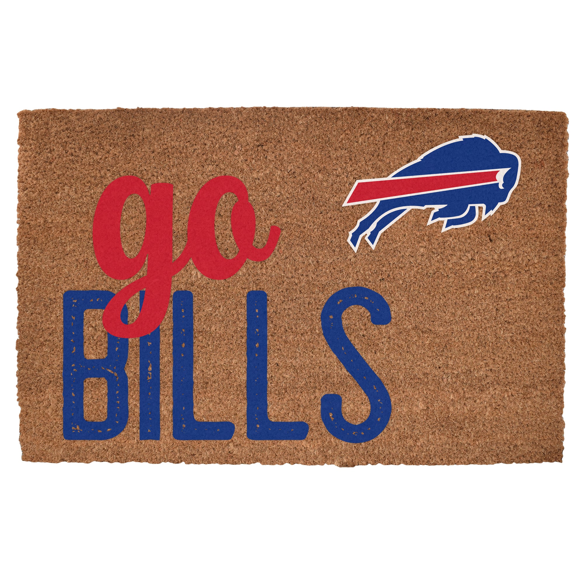 Buffalo Bills 20" x 30" Go Team Coir Door Mat