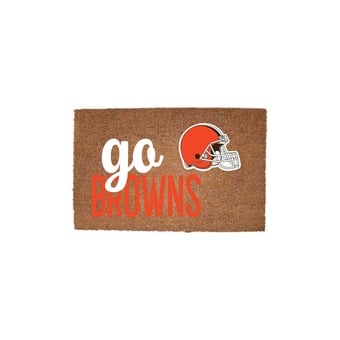 Cleveland Browns 20" x 30" Go Team Coir Door Mat