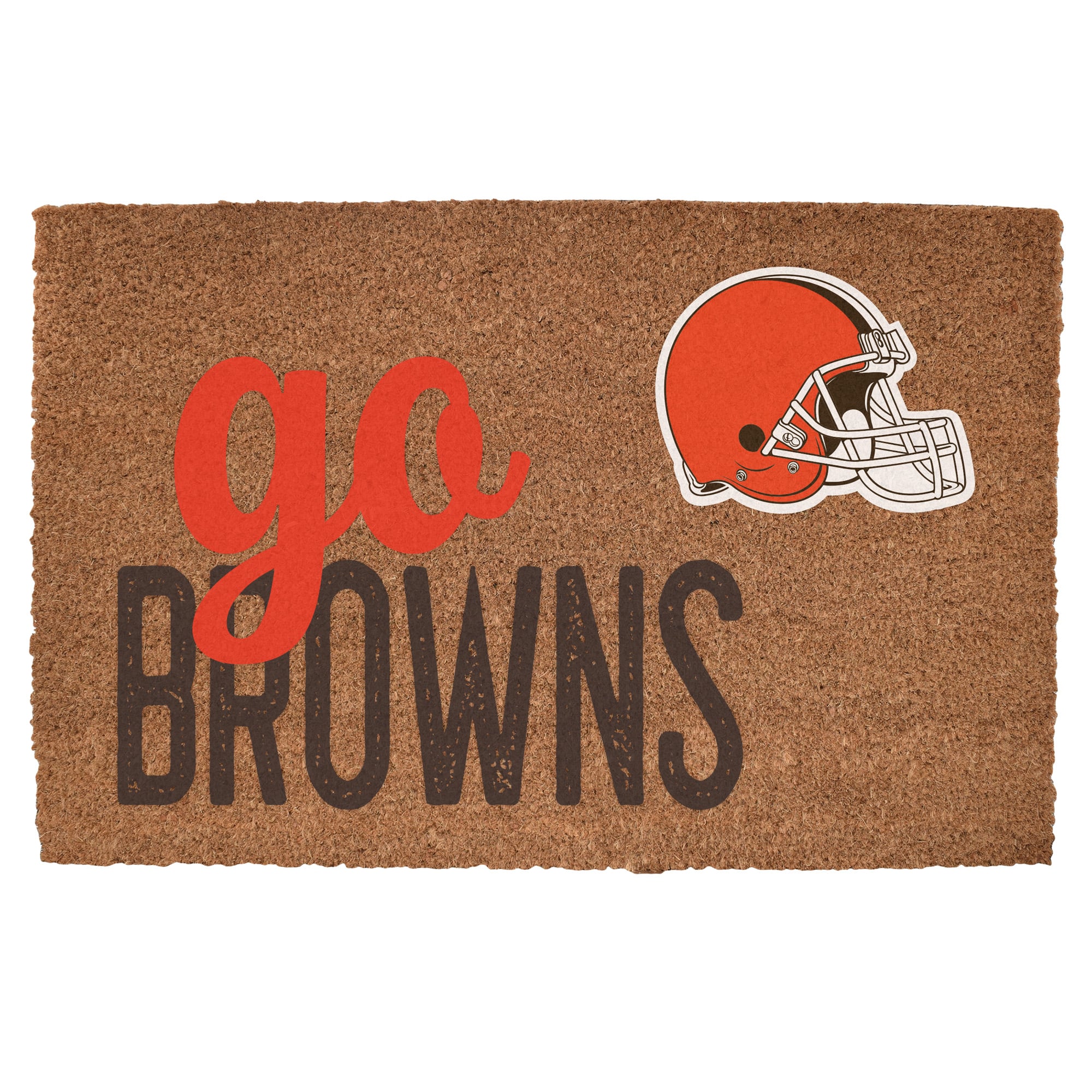 Cleveland Browns 20" x 30" Go Team Coir Door Mat