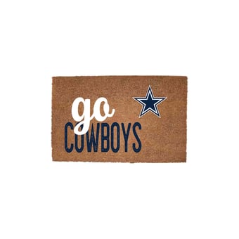Dallas Cowboys 20" x 30" Go Team Coir Door Mat