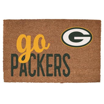 Green Bay Packers 20" x 30" Go Team Coir Door Mat