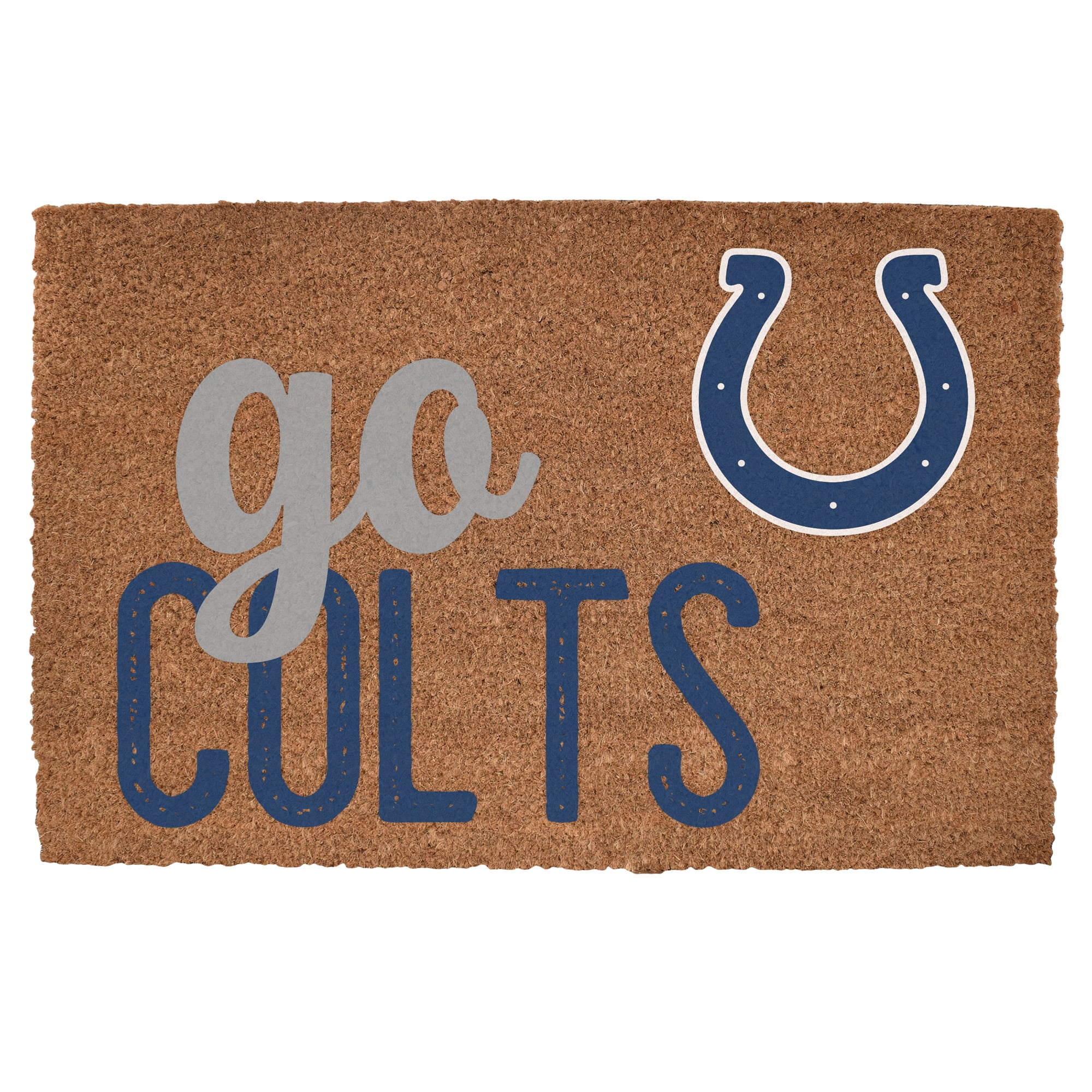 Indianapolis Colts 20" x 30" Go Team Coir Door Mat