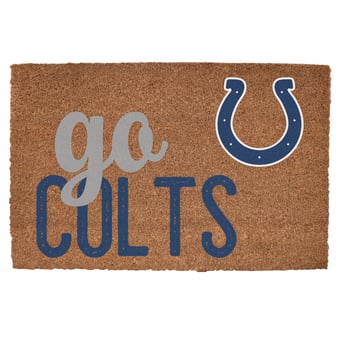 Indianapolis Colts 20" x 30" Go Team Coir Door Mat