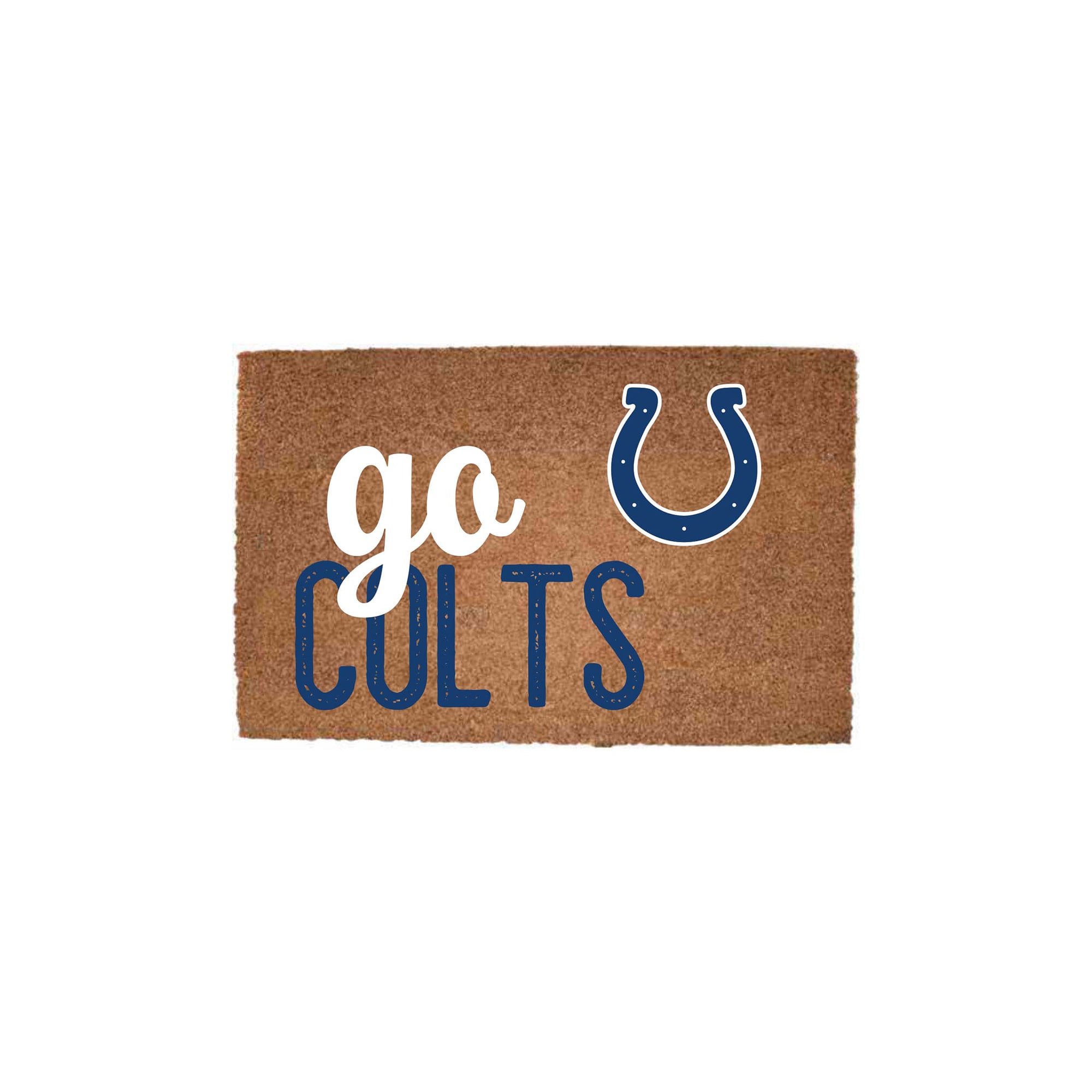 Indianapolis Colts 20" x 30" Go Team Coir Door Mat