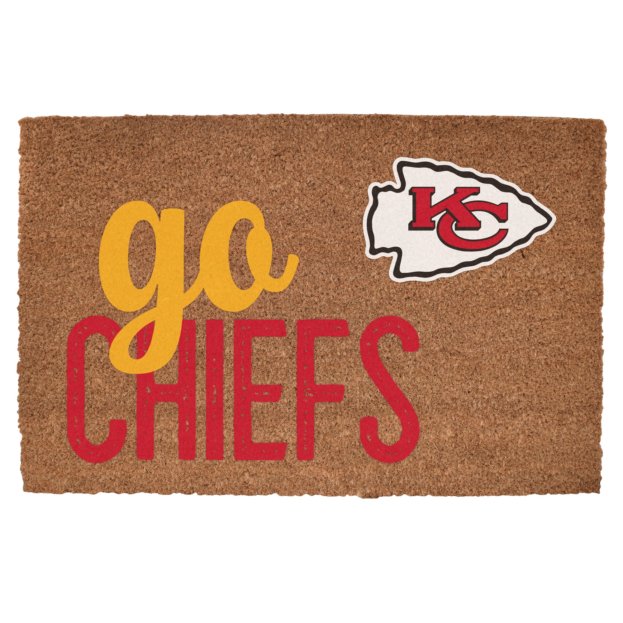 Kansas City Chiefs 20" x 30" Go Team Coir Door Mat