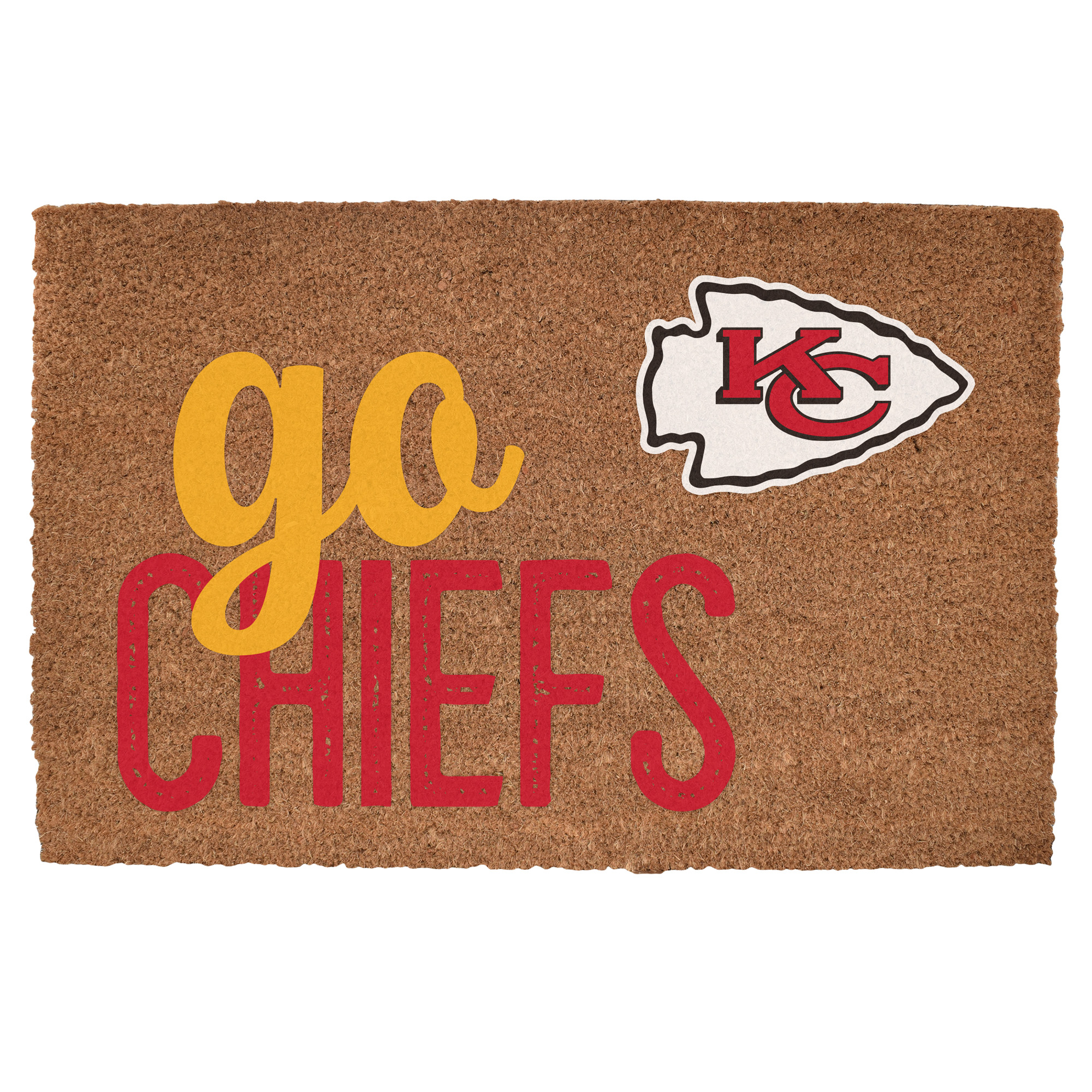 Kansas City Chiefs 20" x 30" Go Team Coir Door Mat