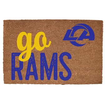 Los Angeles Rams 20" x 30" Go Team Coir Door Mat