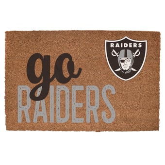 Las Vegas Raiders 20" x 30" Go Team Coir Door Mat