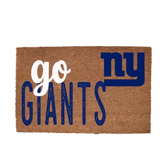 New York Giants 20" x 30" Go Team Coir Door Mat