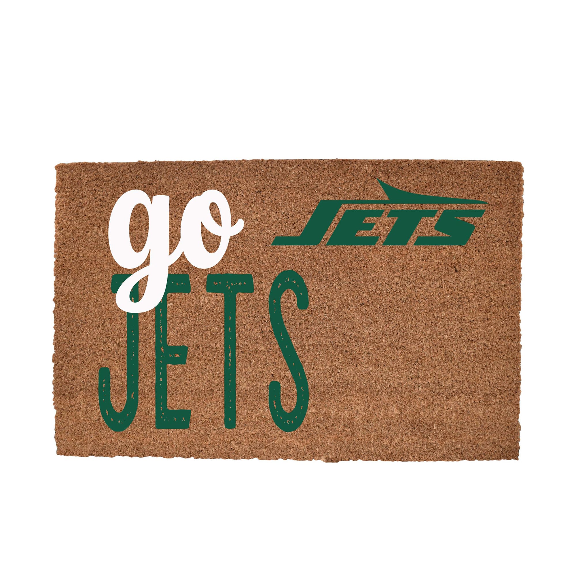 New York Jets 20" x 30" Go Team Coir Door Mat