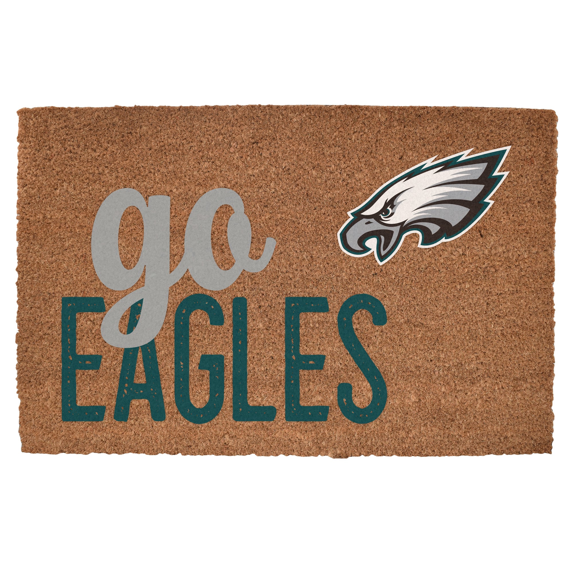 Philadelphia Eagles 20" x 30" Go Team Coir Door Mat
