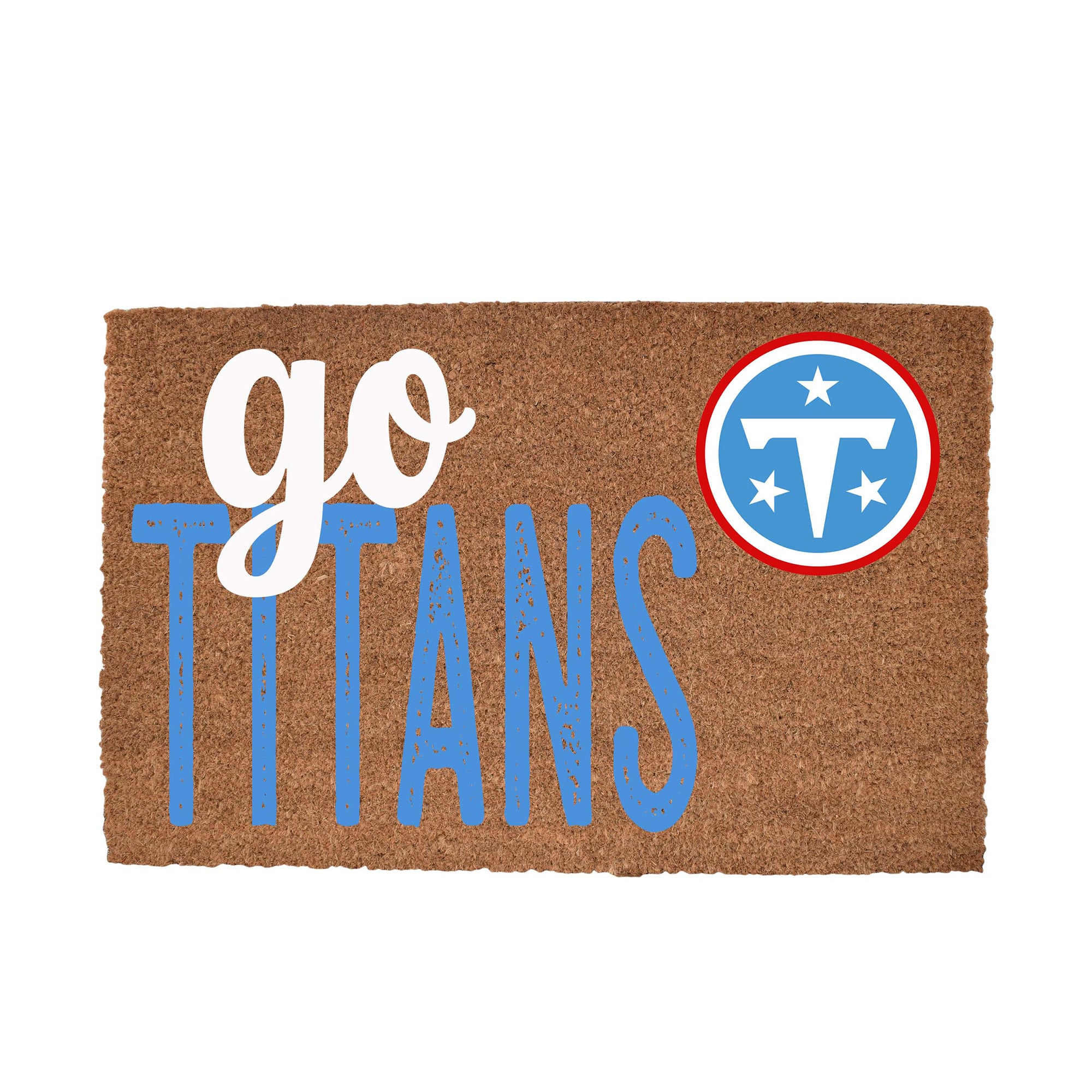 Tennessee Titans 20" x 30" Go Team Coir Door Mat