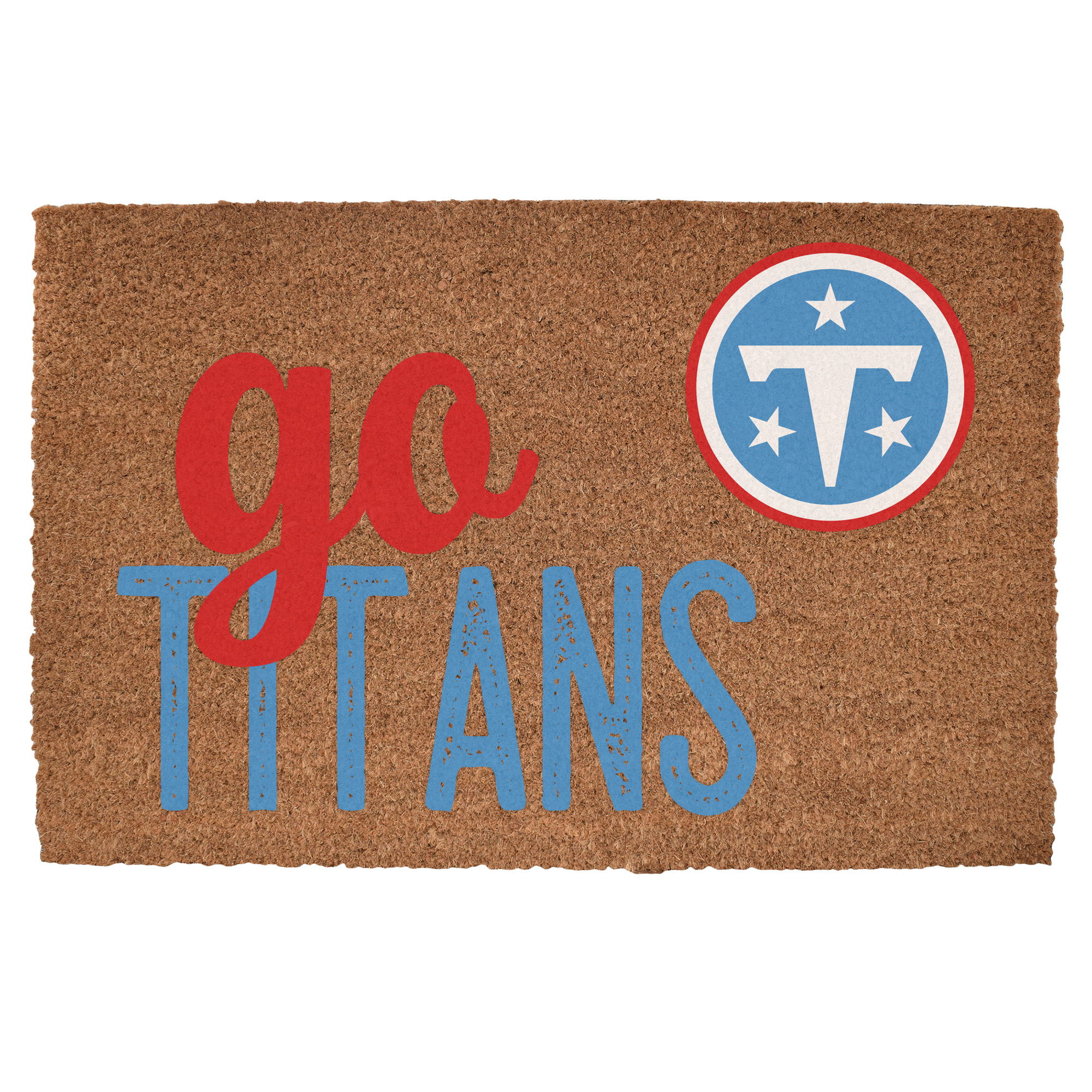 Tennessee Titans 20" x 30" Go Team Coir Door Mat