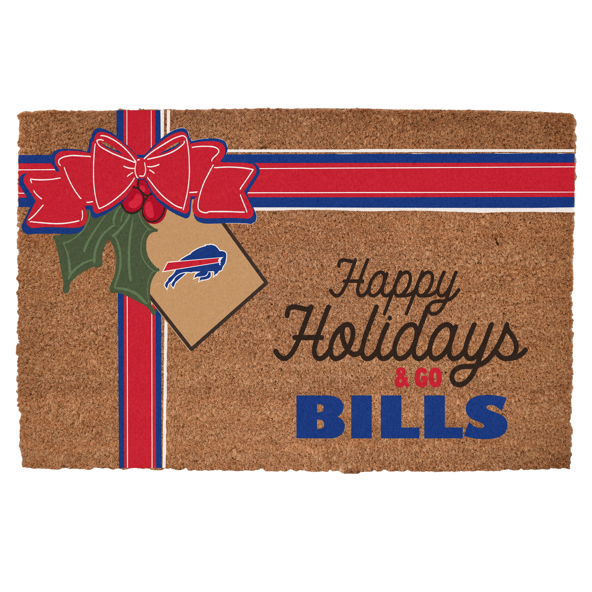 Buffalo Bills 20" x 30" Holiday Gift Wrap Coir Door Mat