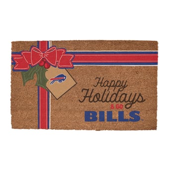 Buffalo Bills 20" x 30" Holiday Gift Wrap Coir Door Mat