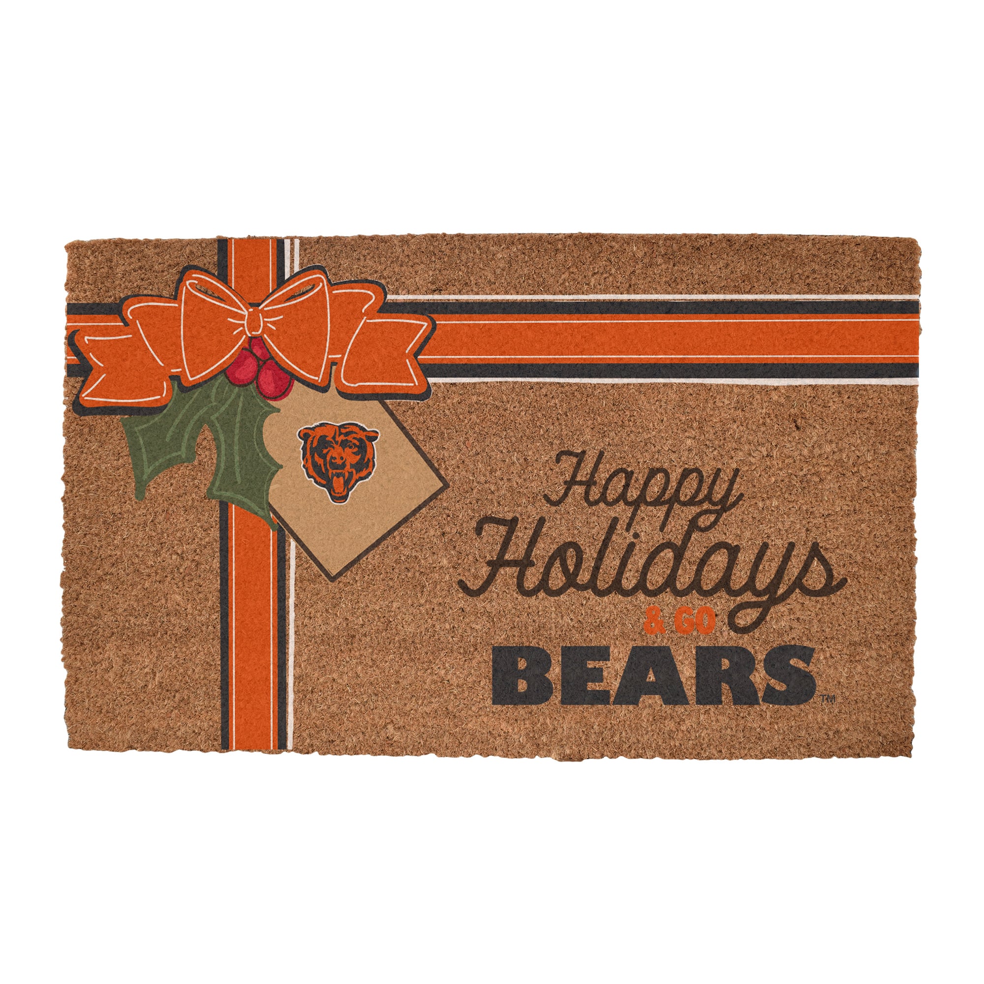 Chicago Bears 20″ x 30″ Holiday Gift Wrap Coir Door Mat