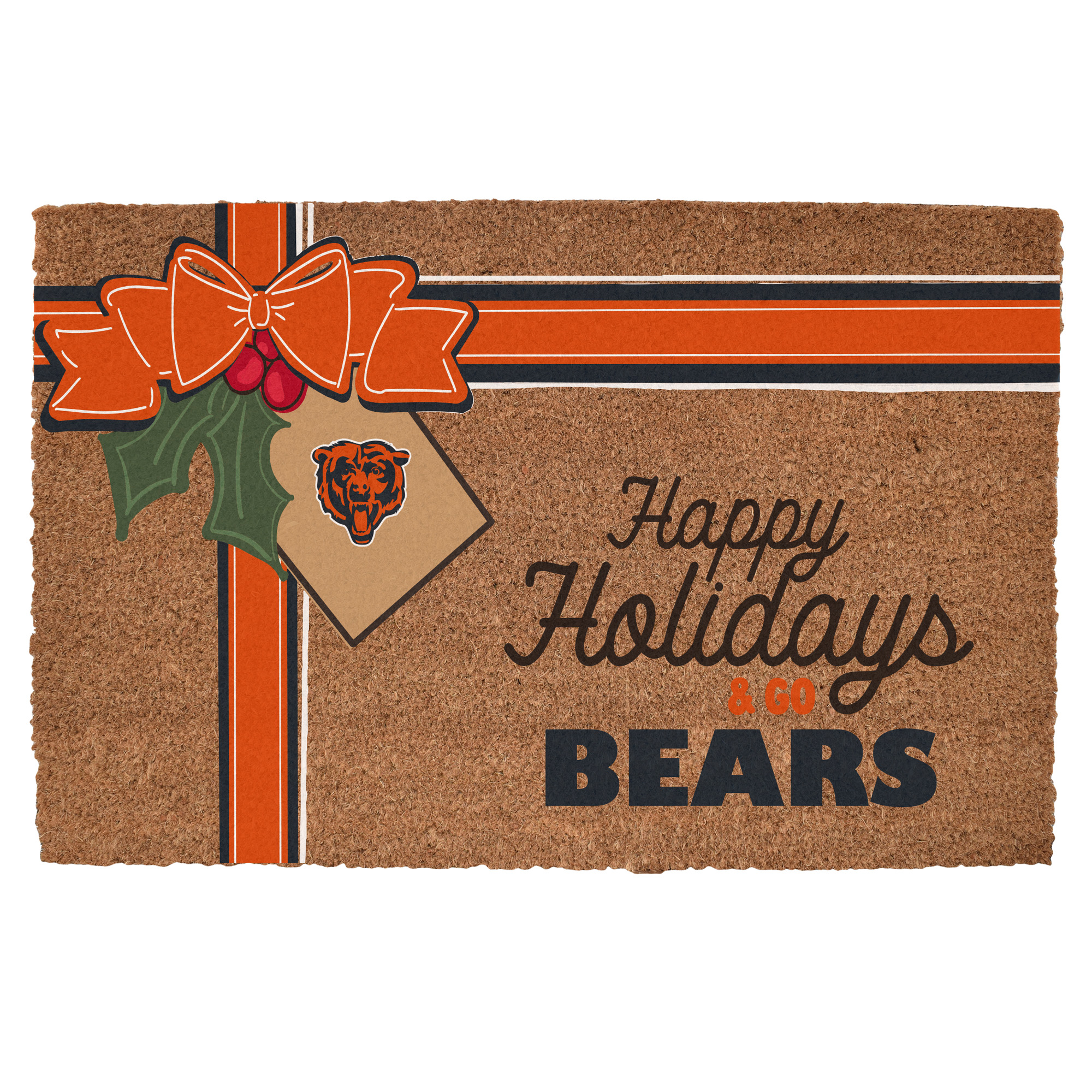 Chicago Bears 20" x 30" Holiday Gift Wrap Coir Door Mat