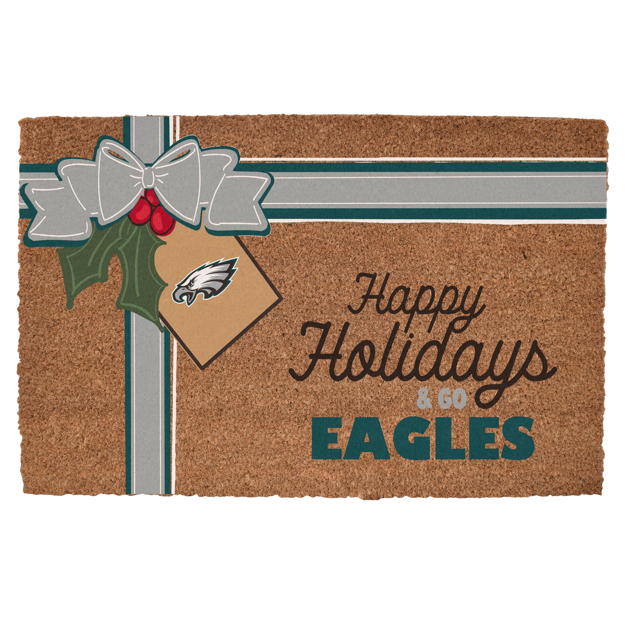 Philadelphia Eagles 20" x 30" Holiday Gift Wrap Coir Door Mat