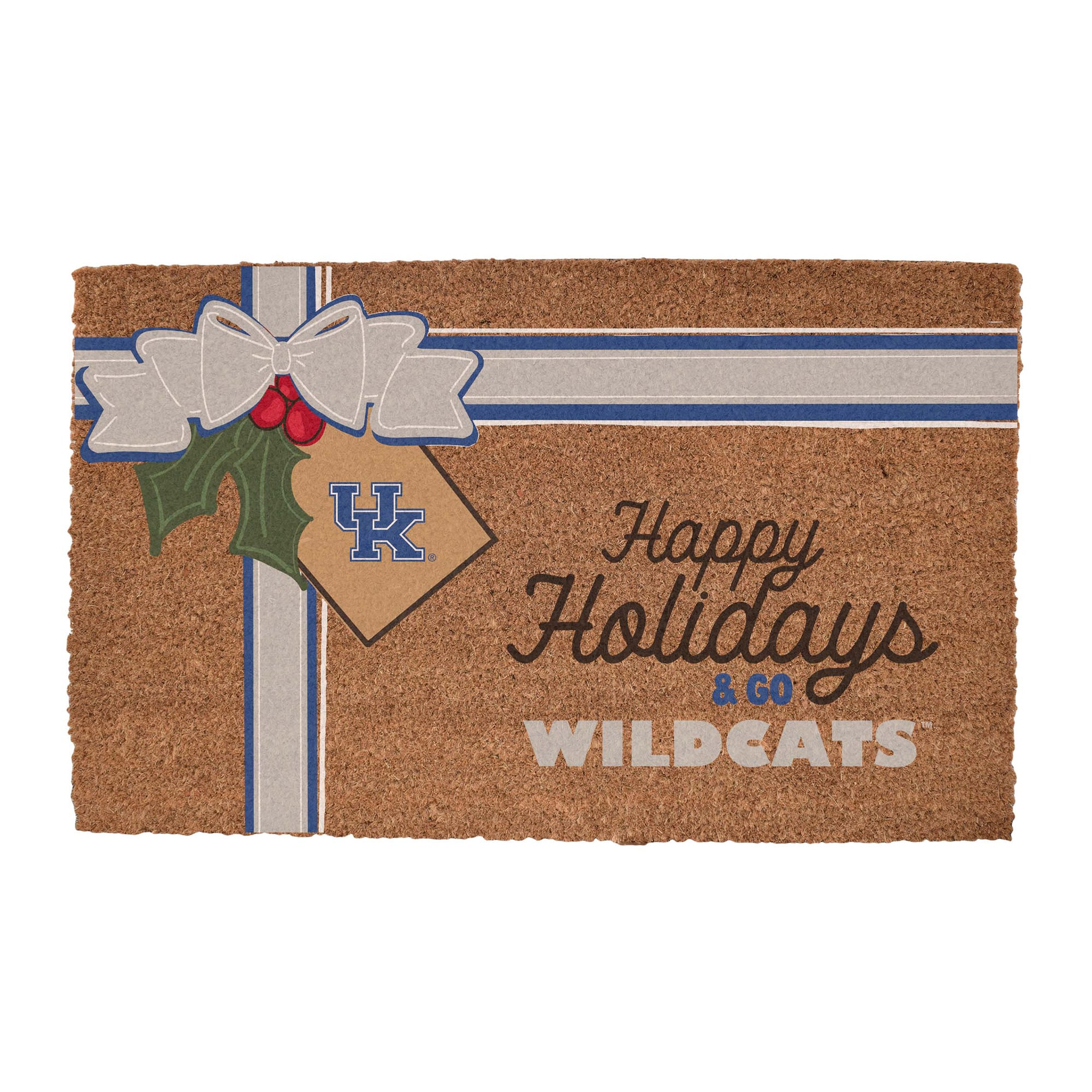 Kentucky Wildcats 20" x 30" Holiday Gift Wrap Coir Door Mat