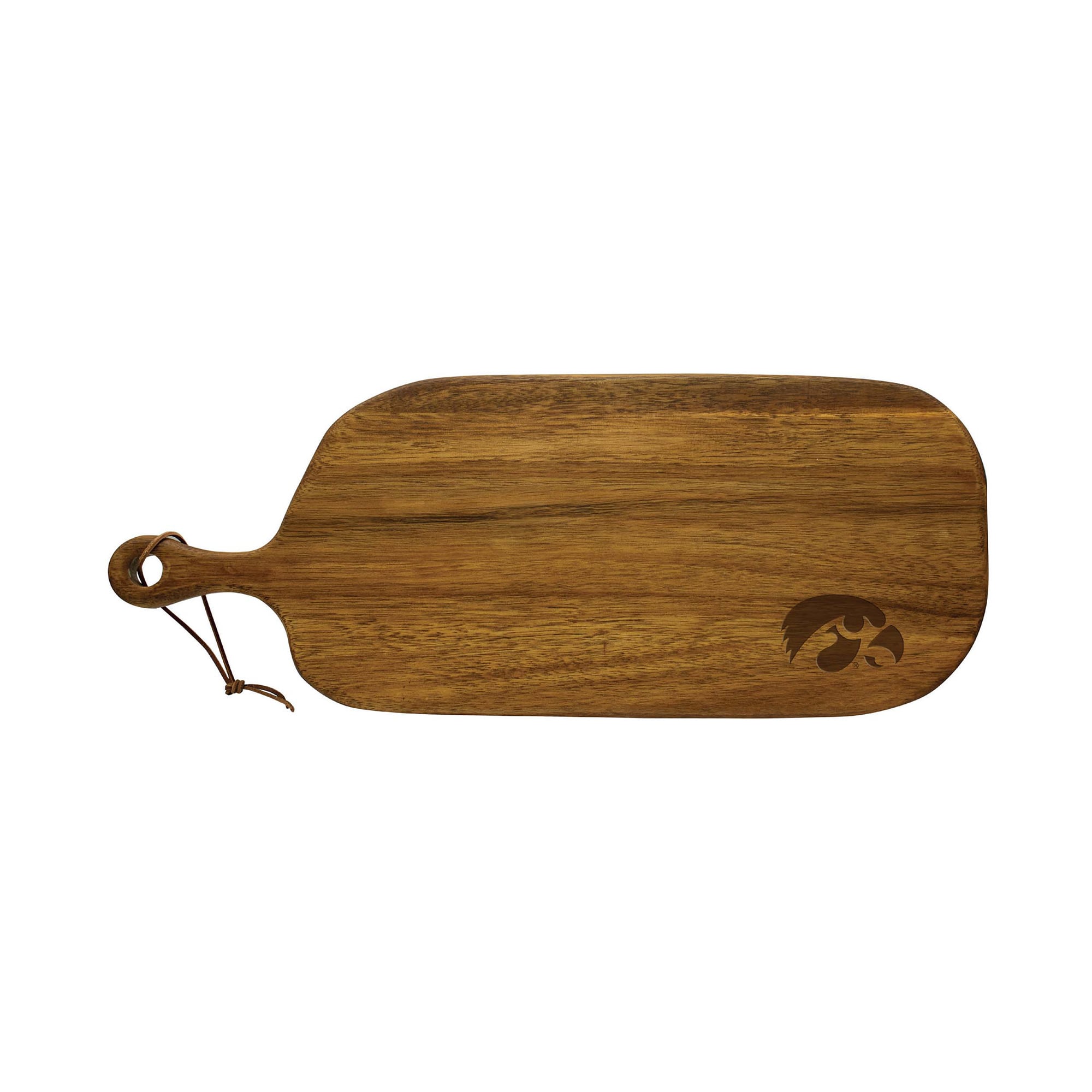 Iowa Hawkeyes Acacia Paddle Serving Board