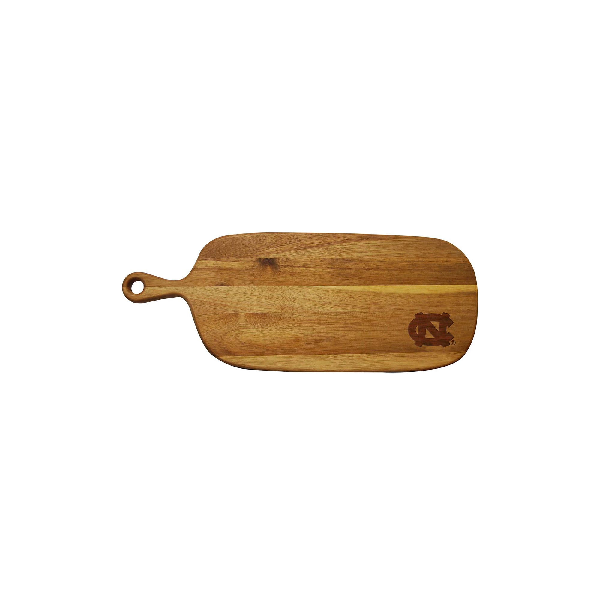 North Carolina Tar Heels Acacia Paddle Serving Board