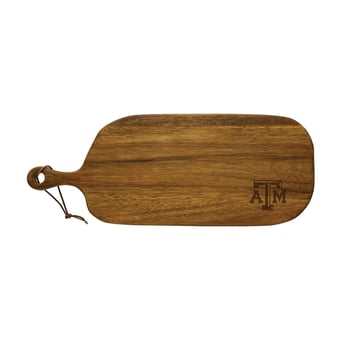 Texas A&M Aggies Acacia Paddle Serving Board