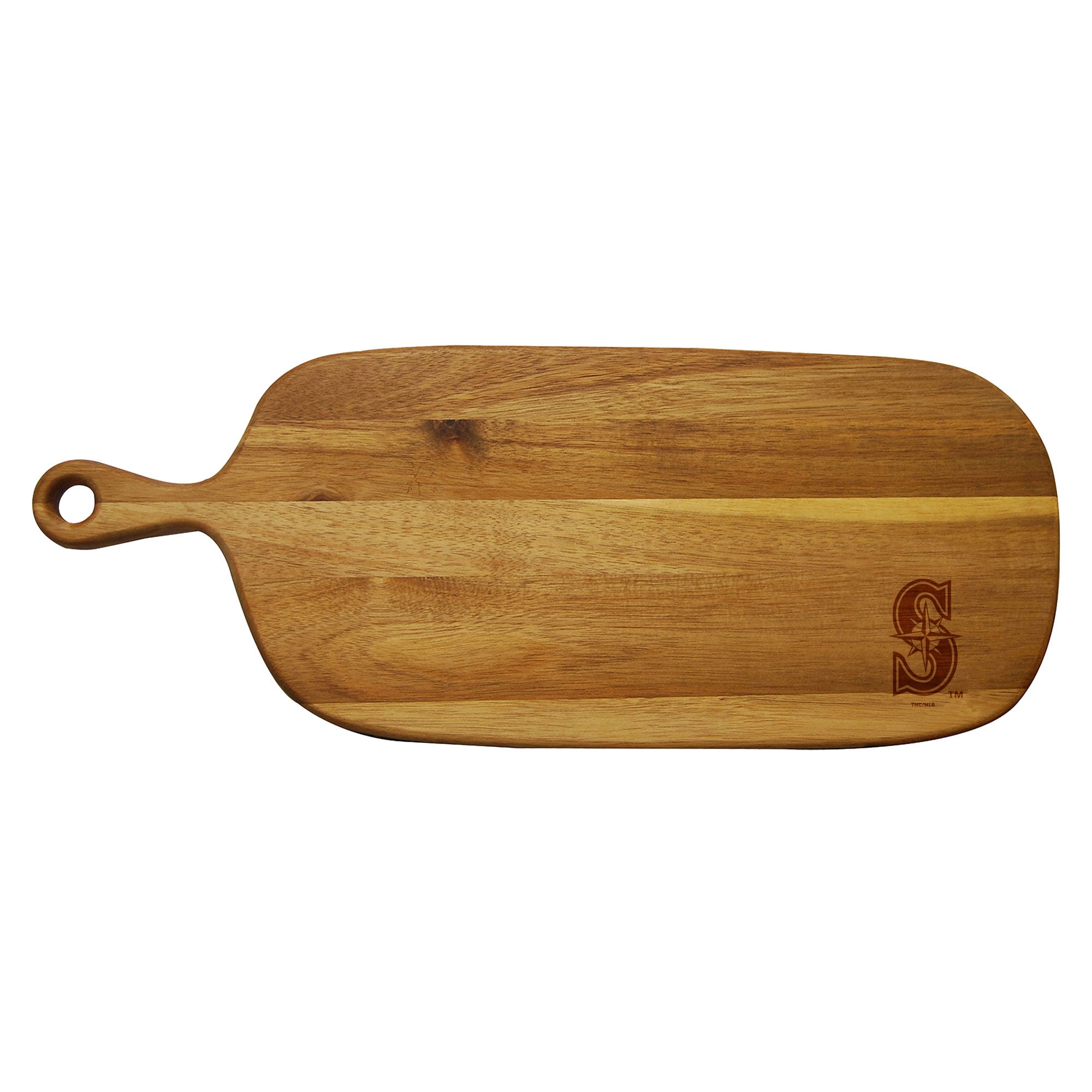 Seattle Mariners Acacia Paddle Serving Board