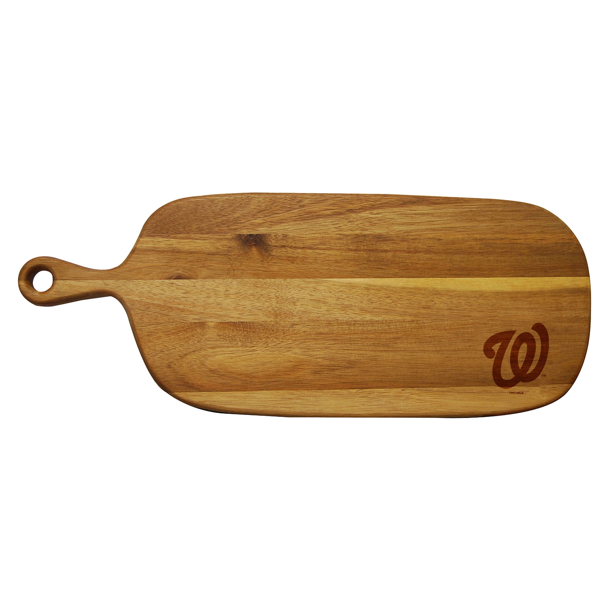 Washington Nationals Acacia Paddle Serving Board