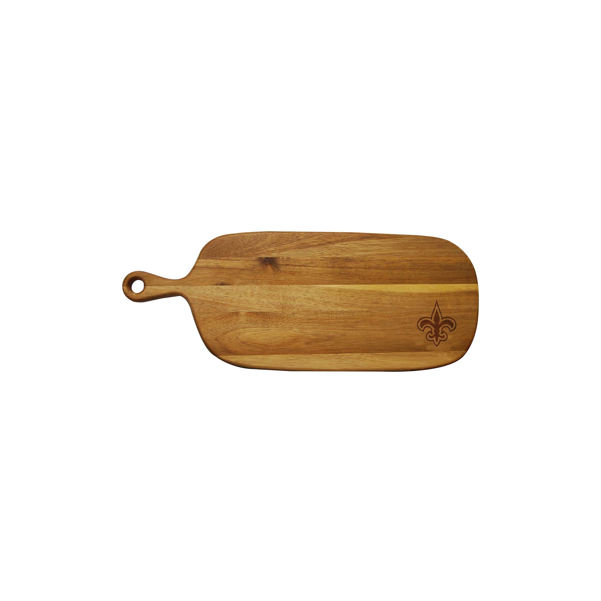 New Orleans Saints Acacia Paddle Serving Board