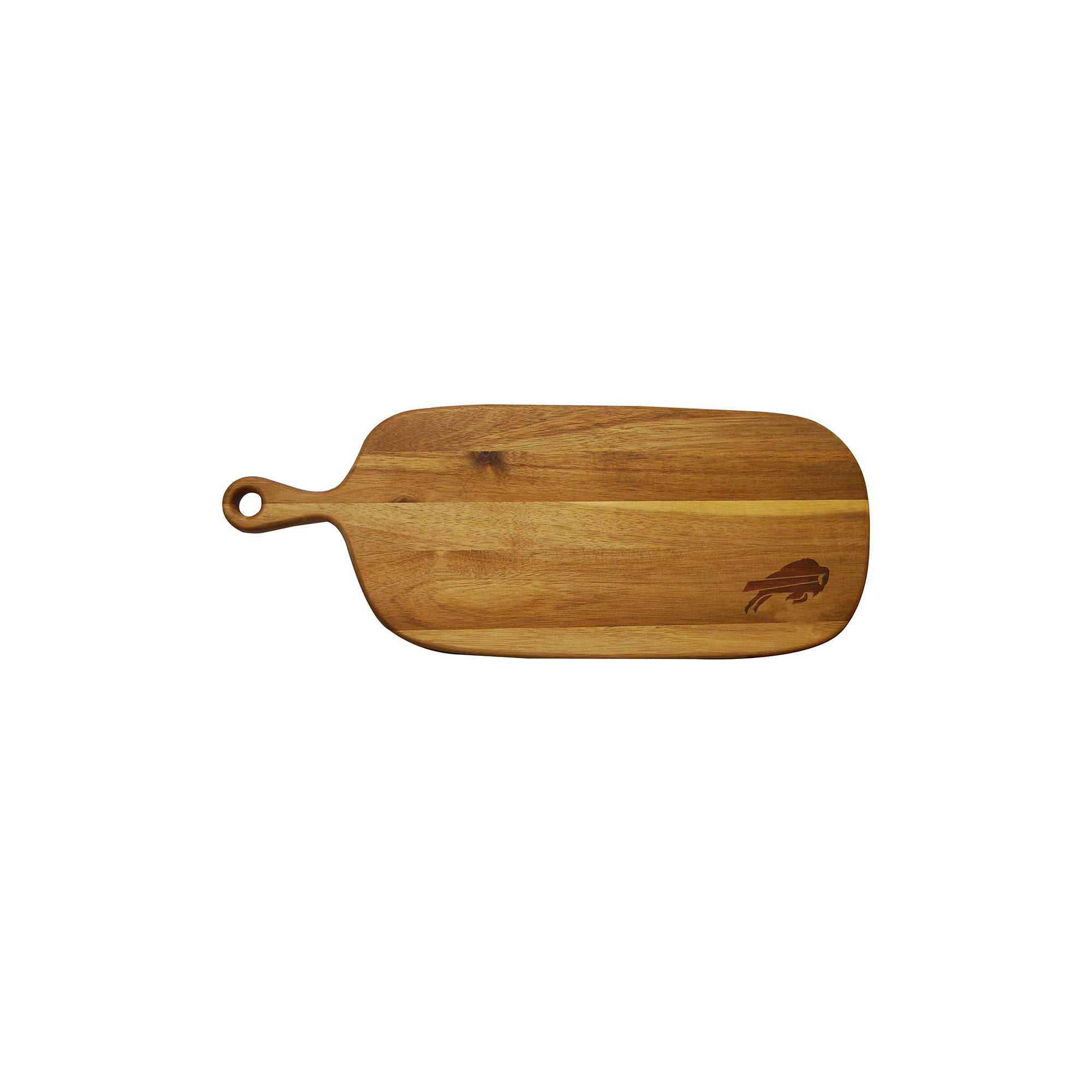 Buffalo Bills Acacia Paddle Serving Board