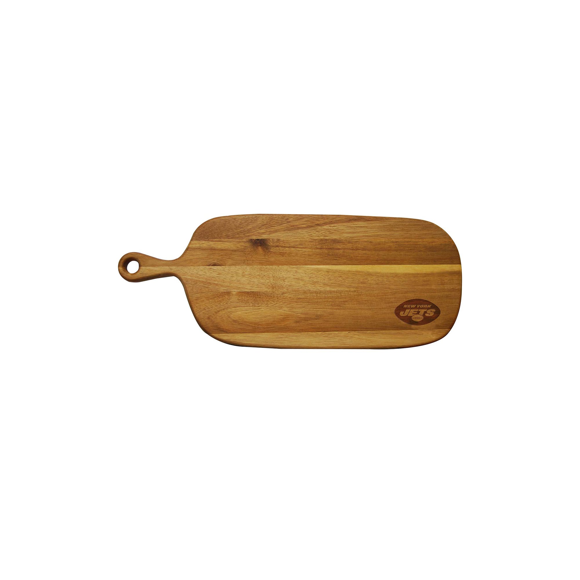 New York Jets Acacia Paddle Serving Board