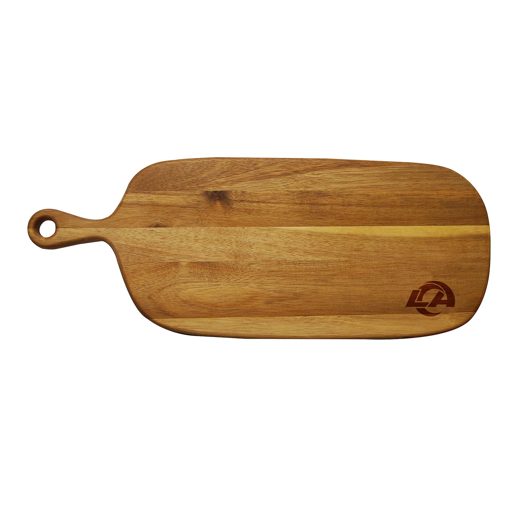 Los Angeles Rams Acacia Paddle Serving Board