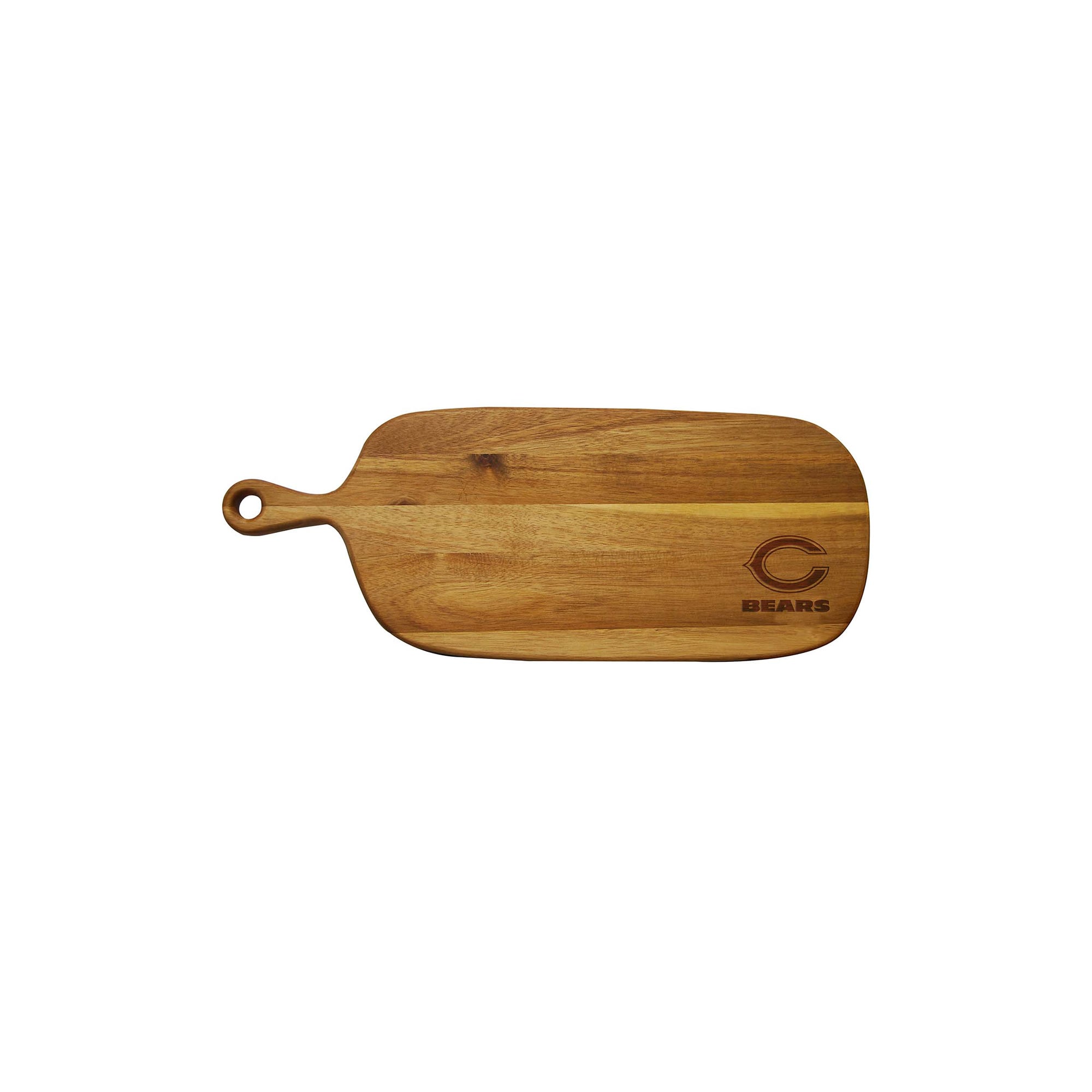 Chicago Bears Acacia Paddle Serving Board