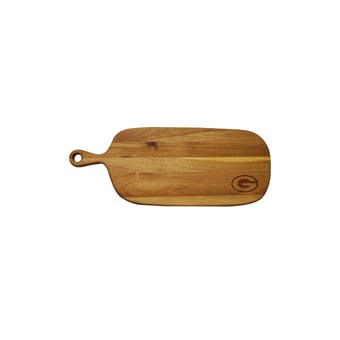 Green Bay Packers Acacia Paddle Serving Board