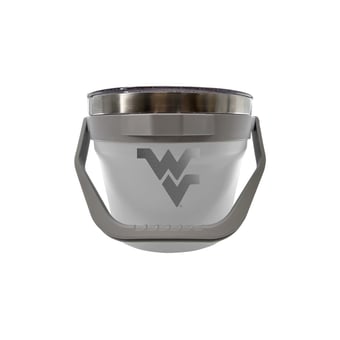 West Virginia Mountaineers 7.2L Double Wall Ice Bucket
