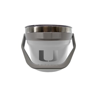 Miami Hurricanes 7.2L Double Wall Ice Bucket