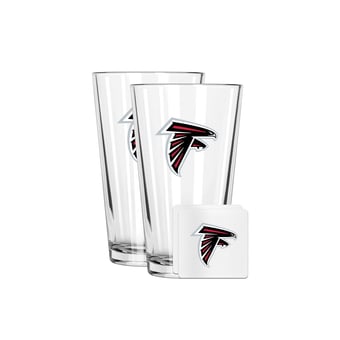 The Memory Company Atlanta Falcons 16oz. Pint Glass and Coaster Set