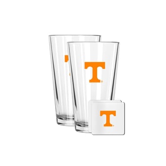 The Memory Company Tennessee Volunteers 16oz. Pint Glass and Coaster Set
